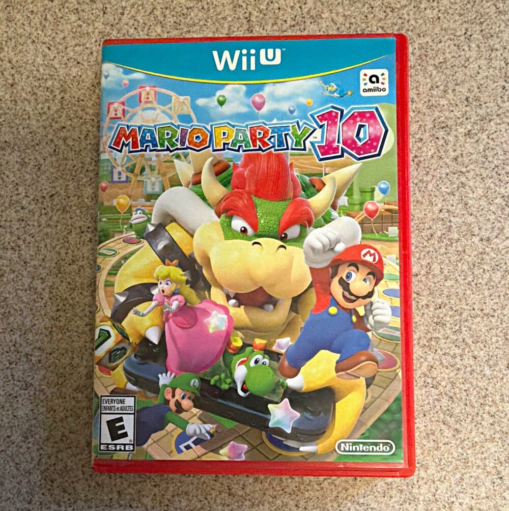 Nintendo Mario Party 10 (Mario Party Series) Wii U Party, E, Manual